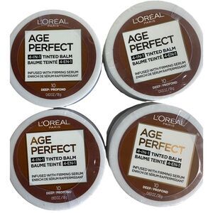 4x Loreal‎ Paris Age Perfect 4 in 1 Tinted Balm 10 Deep